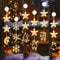 Anyingkai 6 Piezas Lechón Navidad Luces,Lámpara LED de Navidad,Luces LED de Navidad Colgantes,Luz LED para Ventana con Ventosa,Luces de Ventana de Navidad LED,Luces de Decoración Navidad Fiesta