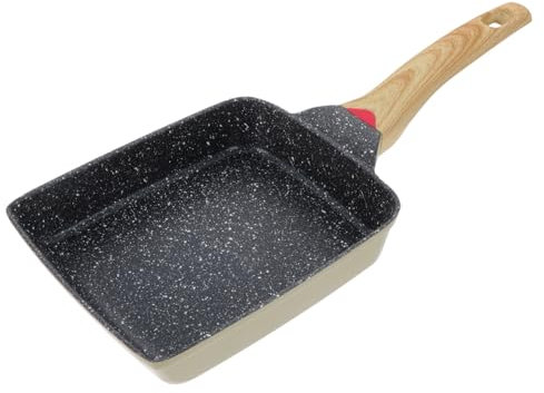 MAGICLULU Outdoor Wok Tamagoyaki Frying Pan Flat Wood Japan Kitchen Gadget