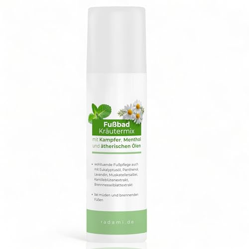 Fußbad Badezusatz für Fußbäder Kräutermix mit ätherischen Ölen 150ml