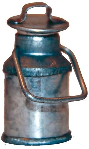 FADEDA Garten Figur - Zubehör - Milchkanne groß aus Metall, handbemalt - Deko Milchkanne groß Dekofiguren Garten Deko Gartenfiguren für außen, Höhe: 4 cm