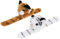WOONEKY 2 Stück Slap Armband Slap Ringe Partygeschenke Slap Bands Für Kinder Partygeschenke Leichte Armbänder Ringe Mit Cartoon Muster Kinderarmbänder Praktische