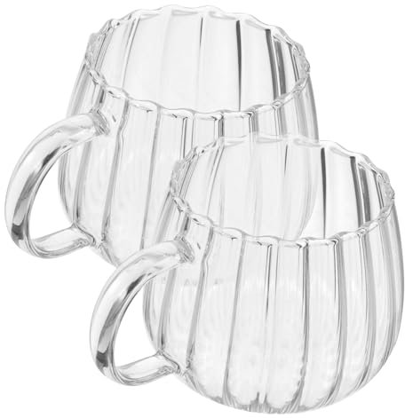 Alipis Glass Mug 8 Pièces Tasses De Citrouille En Verre Tasses à Café Transparentes Verser à Travers Des Tasses Décoratives Tasse D'eau Tasses à Café Au Lait Méticuleuses Tasses à Bec Géant Tasses