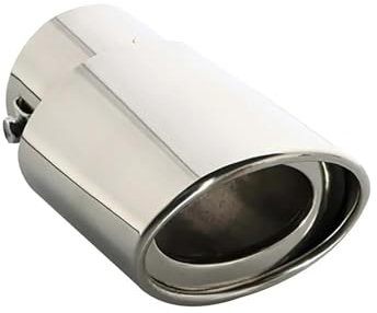 Auspuffblende Auto-Auspuffblende, Rund, Aus Edelstahl, Für Jetta MK5 MK6, Golf 5, 6, 7, GTI, Passat B5, B6, B7 Schalldämpfer(Straight)