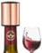 ELMWAY Vacuum Wine Stopper with Stainless Steel Shell, Reusable Pump Seal, Rose Golden