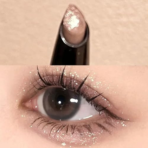 1 Stück Catching Blush Stick Illuminateur Scintillant, poudre argentée pour visage, yeux, corps, ombre à paupières, fard à joues, gel maquillage