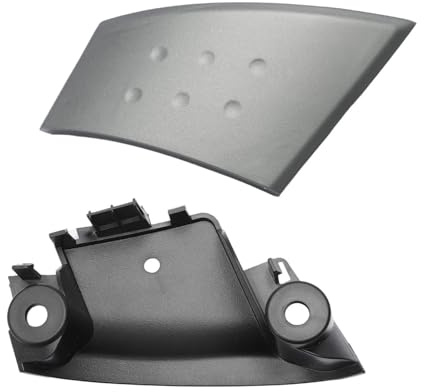 QFJFBGGH Interior Manija Puerta Cubierta De Manija Interior Gris para Coche, Lado Izquierdo, para Manijas De Puerta Interior para Citroen C1 2005-2014 Manijas Interiores