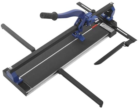 ROMYIX Tile Cutter,600mm Manual Tile Cutters for Ceramic Tiles,Heavy Duty 23.6 Porcelain Tile Cutter with Tungsten Carbide Wheel, Infrared Guide & Anti-Slip Base,for DIY & Professional Installers