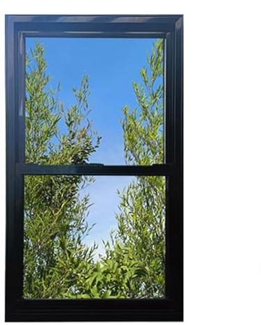 GLFNB Fenêtre coulissante Verticale en Alliage d'aluminium, Montage encastré, fenêtres en Verre trempé pour Salle de Bain intérieure, sous-Sol (90 x 120 cm)