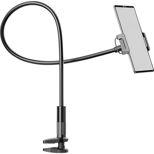 Callstel Supporto universale a collo d'oca per tablet e smartphone, 100 cm