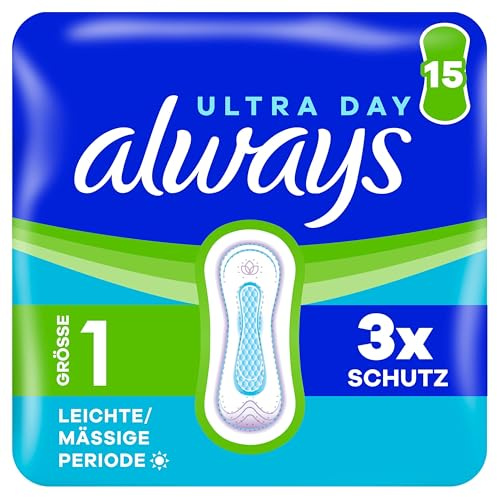 always Ultra Binde - Größe 1 - Normal ohne Flügel 15 Stück