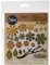 Sizzix SIZ661806 Thinlits Stanzschablonen 661806, kleine Blume von Tim Holtz, 21Stk, eine Größe 9.2cm x 2.5cm - 1cm x 0.6cm Zerlumpte Blumen