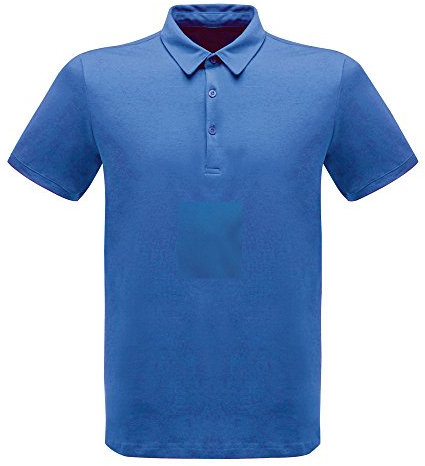 Regatta Professional Mens Classic Polo Shirt, 3 Buttons - Perfect for Work or Casual Wear Grey/Black