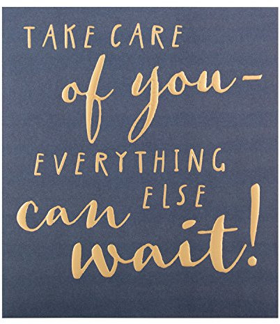 Hallmark Pass auf Dich auf Karte innen blanko – Medium