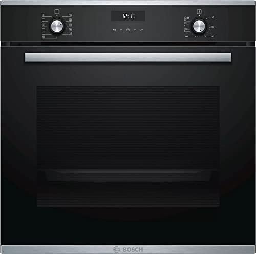 Bosch - Forno ad incasso HBA257BS0 finitura vetro nero con acciaio inox da 60cm