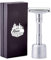 SHAVE FACTORY Einstellbarer Sicherheitsrasierer Matt + Ständer, 150 g