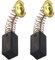 OTOTEC Lot de 2 balais de carbone compatibles avec Hitachi Hitachi C8FSE 12 mm x 7,5 mm x 6 mm