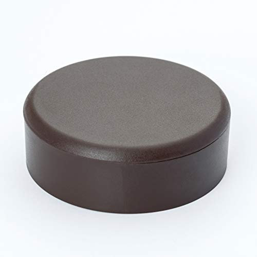 ORION LIGHTSTYLE Verteilerdose PVC Baldachin Deckendose Rosette Abzweigdose Abdeckung, braun, 1 Stück, rund, 70mm