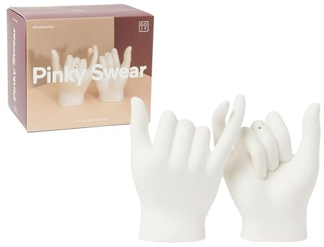 DOIY - Macina sale e pepe - Design Pinky Oath - Moderne saliere e pepiere da cucina - In ceramica - Arricchisce le vostre ricette - Mantiene la freschezza - 12x14x17,5 cm