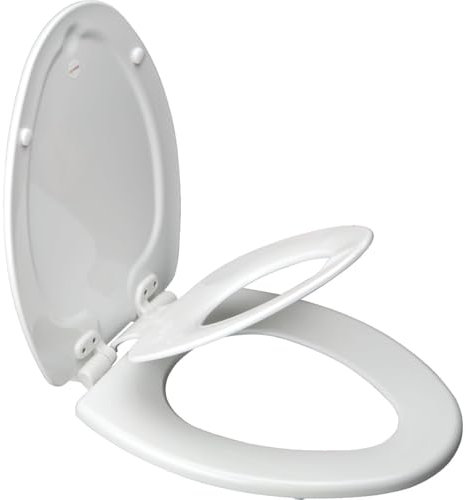 Bemis WHT 188slow-000 Elongated Toilet Seat, White