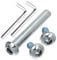 OTFAITP Vis M8 de Rechange pour Trottinette Enfant 2-3-4 Roues - Micro Mini Pliable - Réparation d'essieu de Trottinette pour Enfants