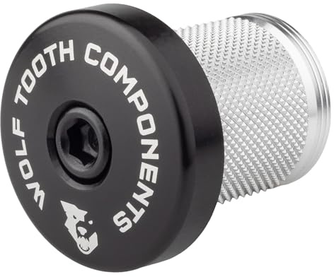 Wolf Tooth Expander, inkl. Ahead-Kappe mit integriertem 5mm Spacer, 1 1/8, Black, CPLUG-STEM5MM-BLK
