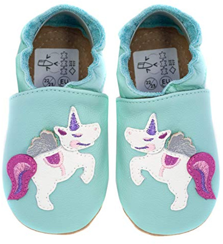 HOBEA-Germany Kitaschuhe Safestep, Kinderhausschuhe, Lederschuhe