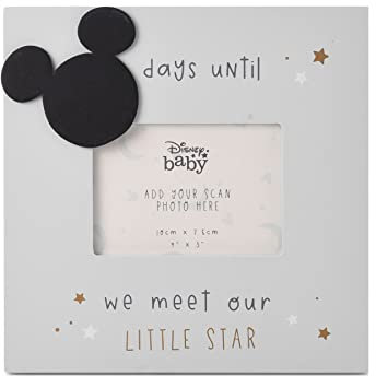Widdle Gifts Disney Baby Scan Countdown Bilderrahmen – Little Star – Mickey Mouse 0436