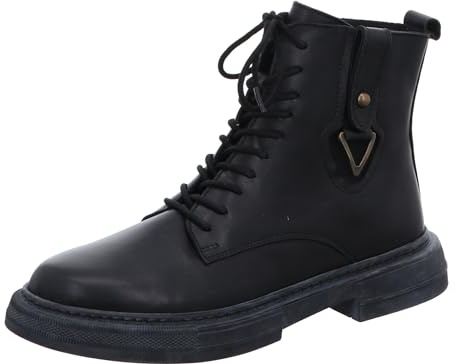 Gemini Damen Stiefelette Combat Schnürboot Leder 333085-02