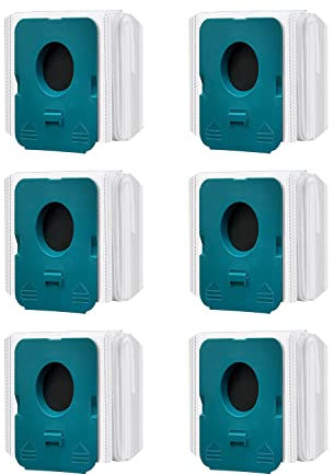 Clean Station Lot de 6 sacs à poussière pour aspirateur sans fil Samsung Bespoke Jet VCA-ADB95