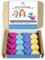 Mamas Favoriten – Gemischte Wachsschmelzen – je 4 Engel, 4 frisches Leinen, 4 Lavendel, 4 Vanille-Wachsschmelzen, Geschenkset für den Muttertag, 16 x 5 g, herzförmiger Duft.