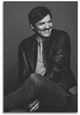 VAIKANHAI Pedro Pascal Schauspieler-Poster für Schlafzimmer, Ästhetik, Bilddruck, Leinwandbild, 20 x 30 cm, ohne Rahmen