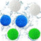 Lot de 6 Boule seche linge,Boule de lavage machine a laver,Boule de lavage,Balle de lavage machine a laver réutilisable,Pour le nettoyage du linge domestique,Balle seche linge accéLère Le séchage