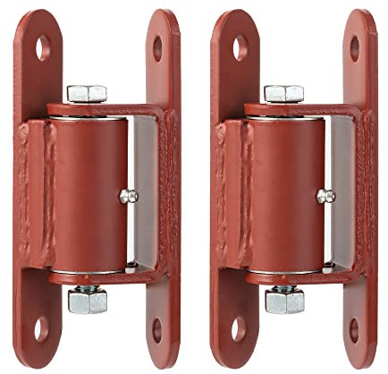 Gudwells Boulon robuste de 17,8 cm sur le portail ou souder sur les charnières de portail avec roulement à aiguilles pour portails piétons de véhicules, charnière de portail lubrifiable (vendue par