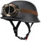 Deutsch Helm Halboffenen Vintage Öffnen Motorradhelm Halb-Helm ECE-Zertifizierung Chopper Helm mit Sonnenbrille für Mopeds Cruiser Vintage Jet Helm Schnellverschlussschnallen M-XXL