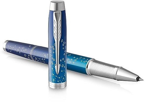 Parker IM Premium Special Edition Submerge Tintenroller, feine Spitze, schwarze Tinte, mit Prestige-Schatulle (Tintenroller)