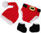 Acouto weihnachtsmützeene Fotografie Prop, Baby Weihnachtskleidung Weiche Baumwolle Neugeborene Weihnachtsmütze Kleinkind Weihnachtsoutfit