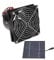 Solar Abluftventilator, 50W Solar Panel Ventilator Kit Solarbetriebener Abluftventilator, Tragbarer Solar Ventilator Kleine Solarbetriebener Ventilator Für Rv,Hühnerställe,Gewächshäuser,Schuppen