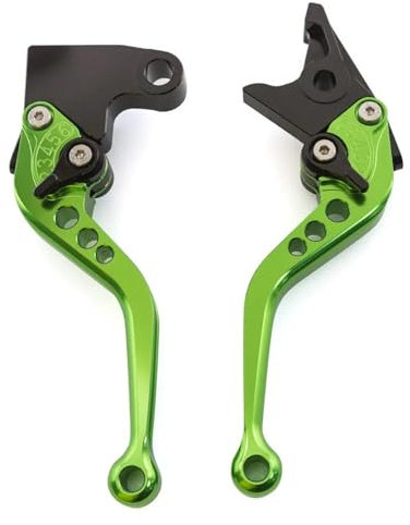 Kupplungsbremshebel Für APRILIA RX125 RX 125 2022 Motorradzubehör Einstellbarer Bremskupplungshebelgriff Bremsgriffhebelstange (Color : Green A)