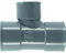 Pied de biche PVC gris réduit 87°30 - diamètre 40-32 - 40 mm - Triple emboîture - Girpi