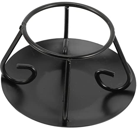 Milisten Cauldron Stand Supply Metal Cauldron Rack Pot Support Rack Desktop Pot Bracket Cast Holder for Cooking