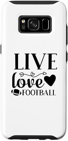 Hülle für Galaxy S8 Live Love Football Sportliebhaber American Football