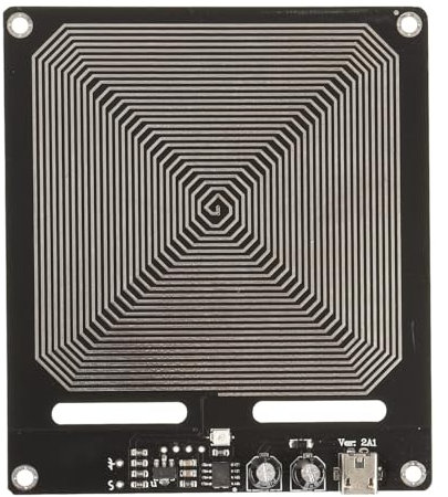 Generador de ondas Schumann, acrílico y PCB El generador de resonancia Schumann USB adopta tecnología de síntesis de se?al DSP, generador de pulsos de frecuencia 5V 0.5A