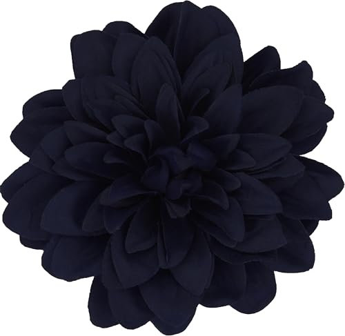 Flower Hair Clips Fascinator Ideal for Weddings Chrysanthemum Navy Blue Flower Hair Clips