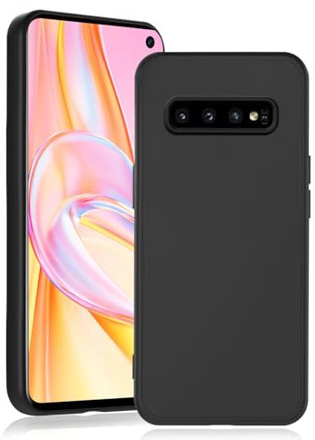 Agedate Hülle für Samsung Galaxy S10 Handyhülle, Ultra Dünn Schutzhülle Kompatibel mit Samsung S10, Weiches Silikon Anti-Öl, Slim Stoßfeste Kratzfest für Galaxy S10 Case, Vollständiger Kameraschutz