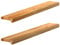 vidaXL Fensterbänke 2 Stk. Hellbraun 100x15x2 cm Massivholz Eiche, Fensterbrett, Holz Treppenstufe, Holz Fensterbrett, Fensterbank Eichenholz