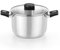 MONIX OLLA ELITE INOX M240220/ 20CM/ 4L/ ACERO INOXIDABLE/ APTA PARA INDUCCIÓN