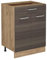 Vicco Küchenunterschrank R-Line, Edelgrau, 60 cm mit Schublade, ohne Arbeitsplatte