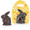 Venchi - Dunkle Schokolade Hase 60%, Glutenfrei, Vegan, 100 gr, Ostern Kollektion, Geschenkidee