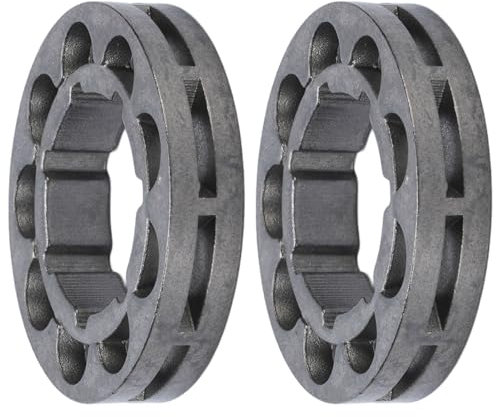 2 Piñones para Motosierras, Repuestos Oregon, Piñones de Transmisión para Cortacésped, 325, Hierro 9, 9 Dientes, Accesorios de Repuesto para motosierra.