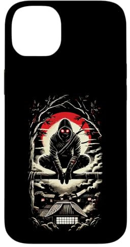 Ninja Shinobi en la oscuridad - Anime estilo tatuaje neo-japonés Carcasa para iPhone 14 Plus